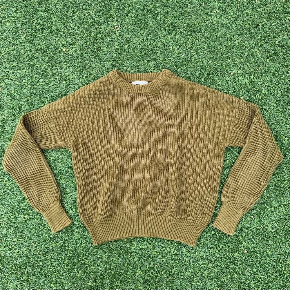 Dark Green knitted sweater - Picture 1 of 2